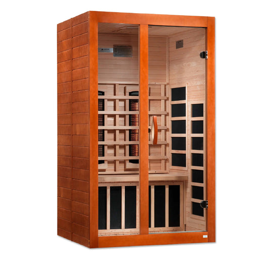 Dynamic Saunas Santiago 2 Person Full Spectrum Infrared Sauna, DYN-6209-03 FS