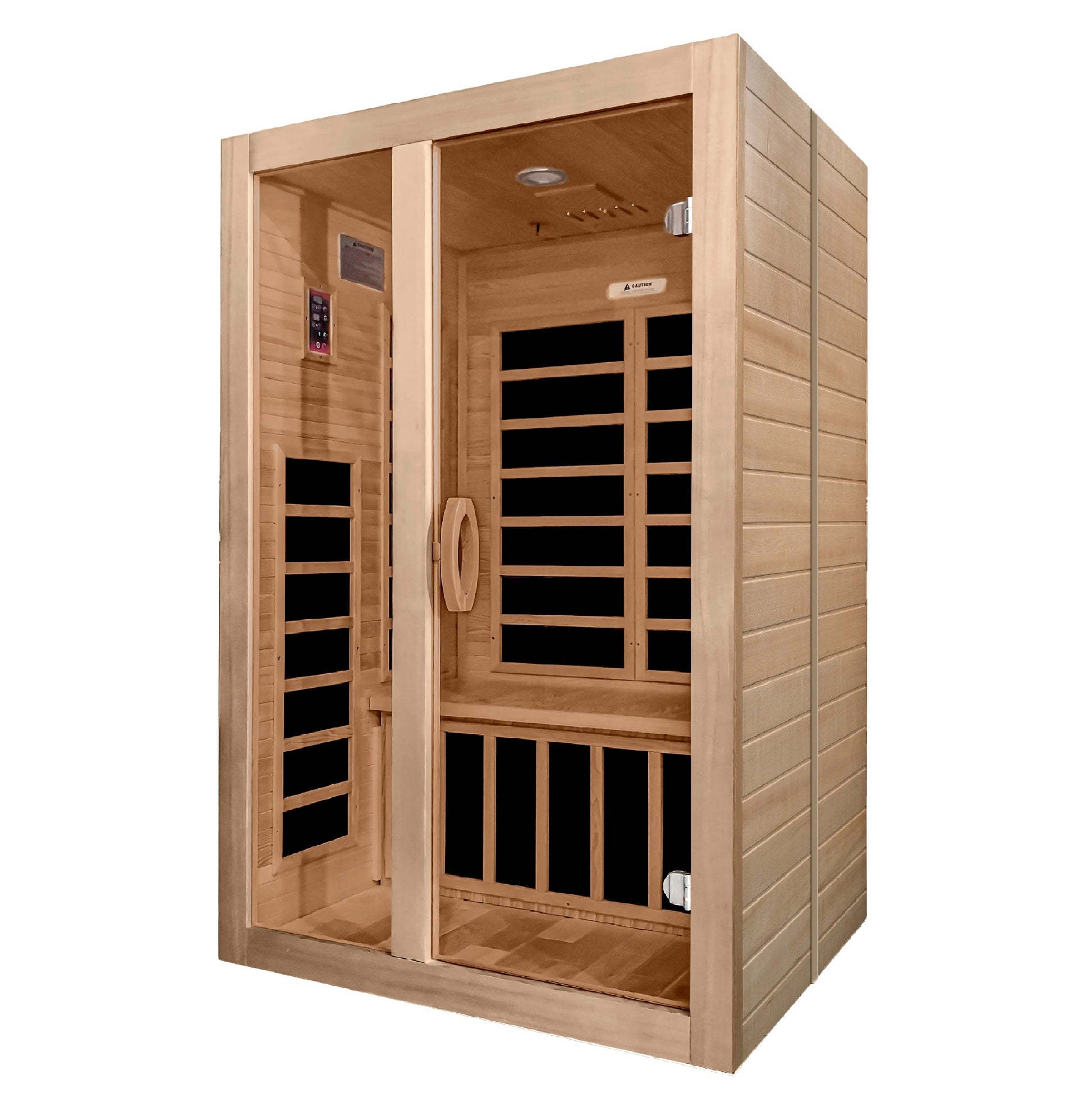 Dynamic Santiago 2 Person Low EMF Far Infrared Sauna Right Side View