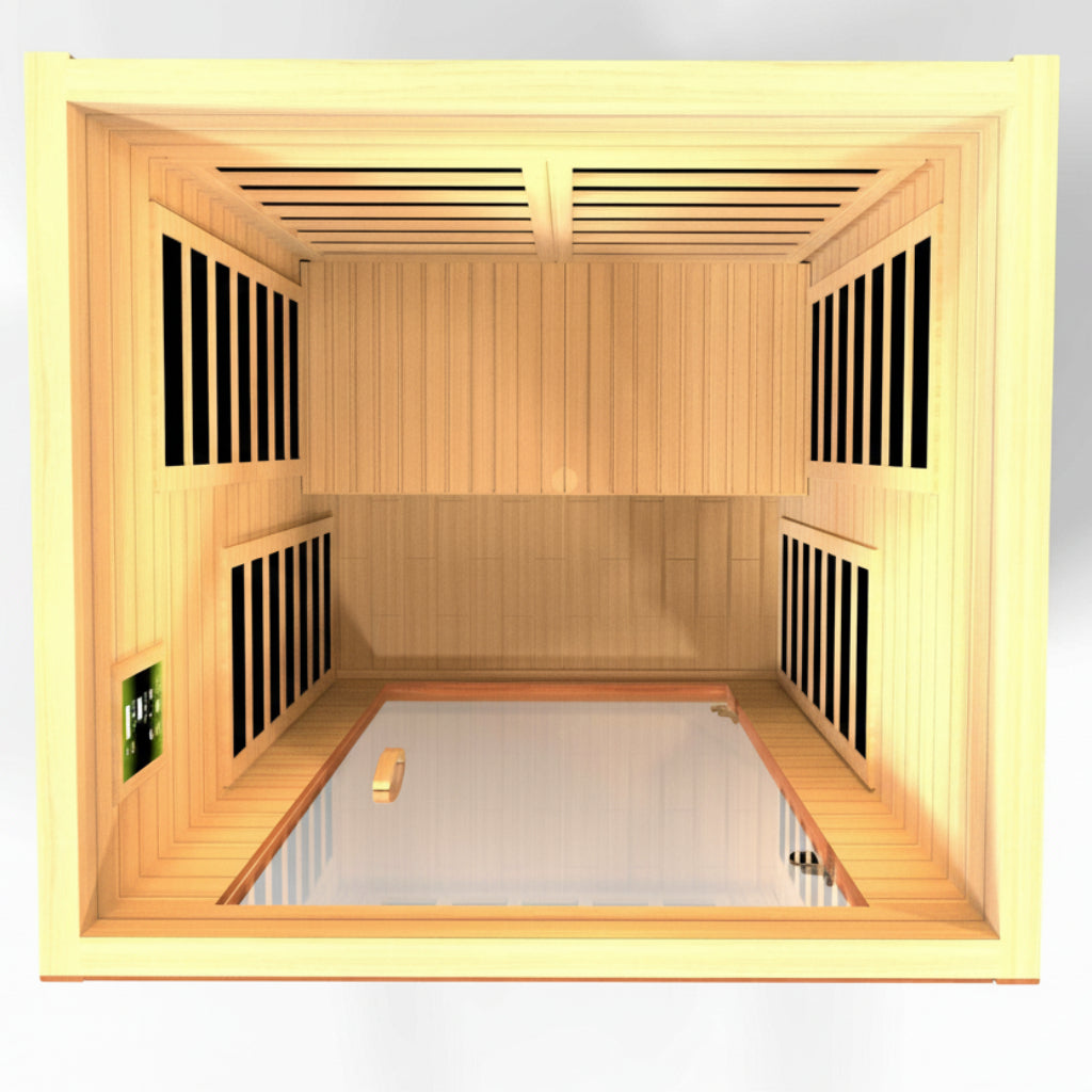 Top View of Dynamic Saunas Avila Elite Far Infrared Sauna