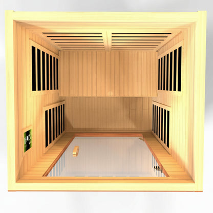 Top View of Dynamic Saunas Avila Elite Far Infrared Sauna