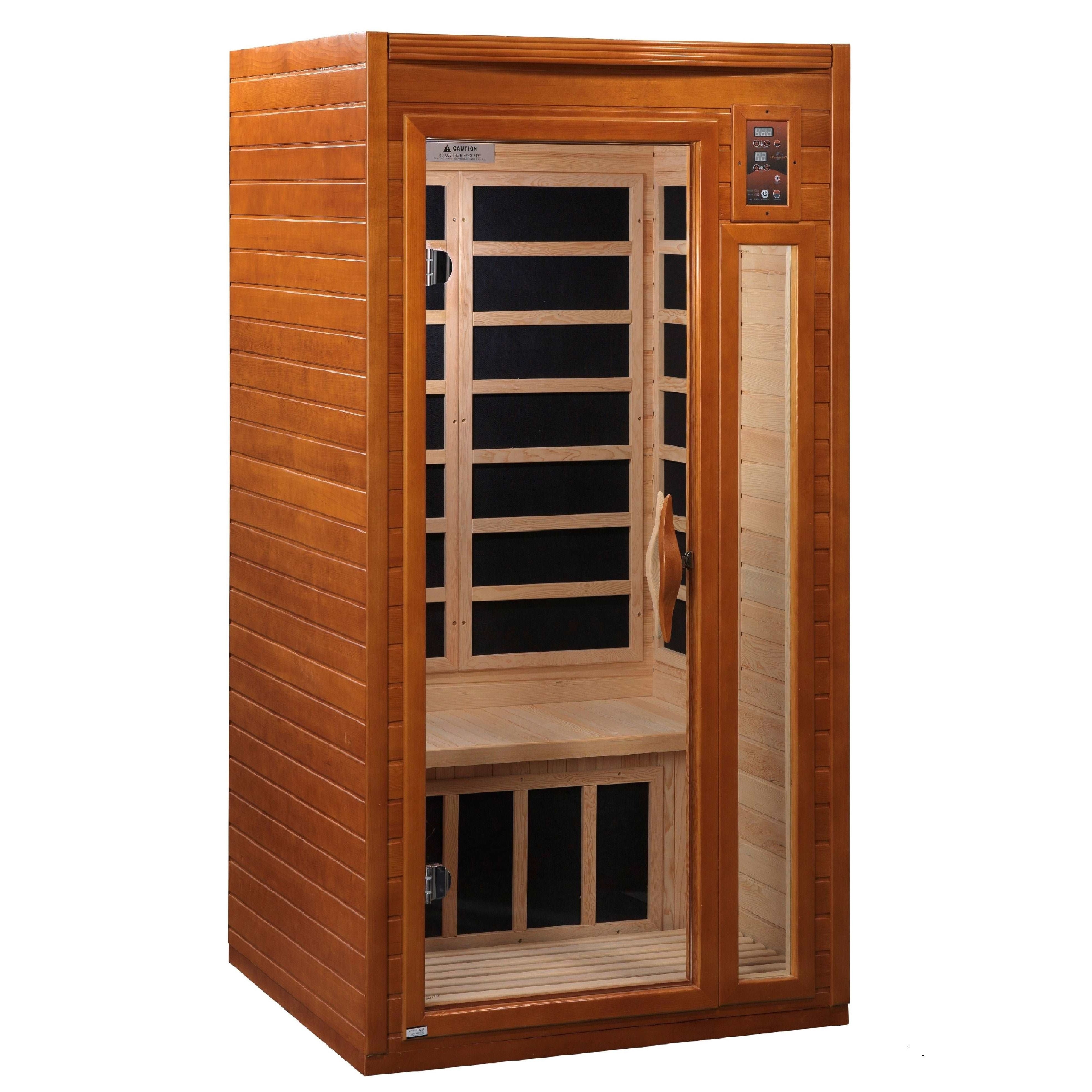 SPRING VALLEY ブラウン Barcelona (G-JSM05) Dynamic Barcelona Ultra Low EMF 1-Person Far Infrared Sauna – Sun