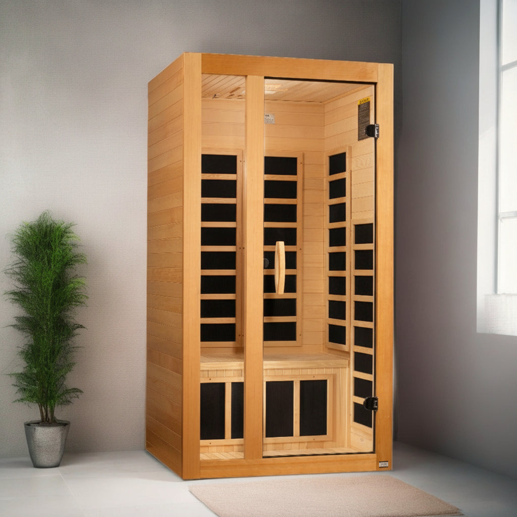 Dynamic Saunas Gracia 1-Person Low EMF Far Infrared Sauna – Sun