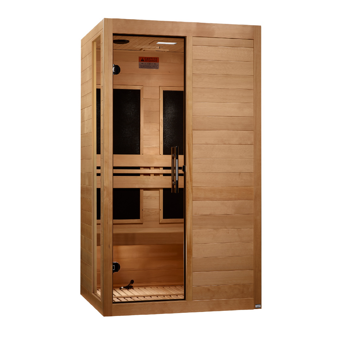 Dynamic Lucca 2-Person Far Infrared Sauna on white background