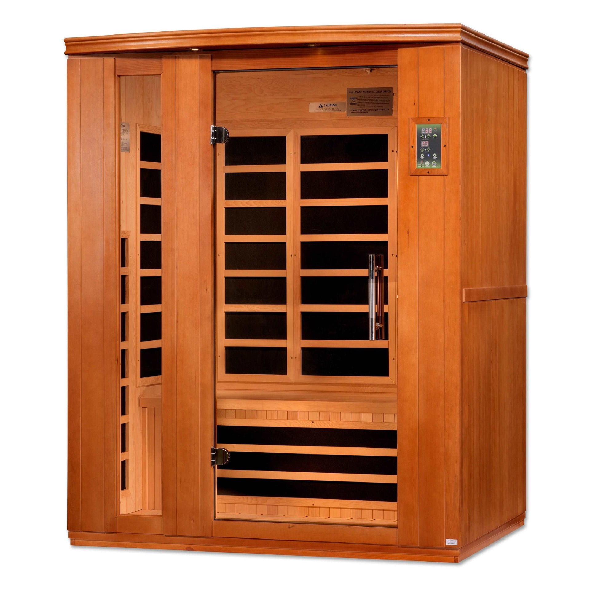 Dynamic Saunas Lugano Elite 3 Person Low EMF Far Infrared Sauna, DYN-6336-02