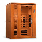 Dynamic Saunas Lugano 3 Person Near Zero Full Spectrum Infrared Sauna, DYN-6336-03 FS