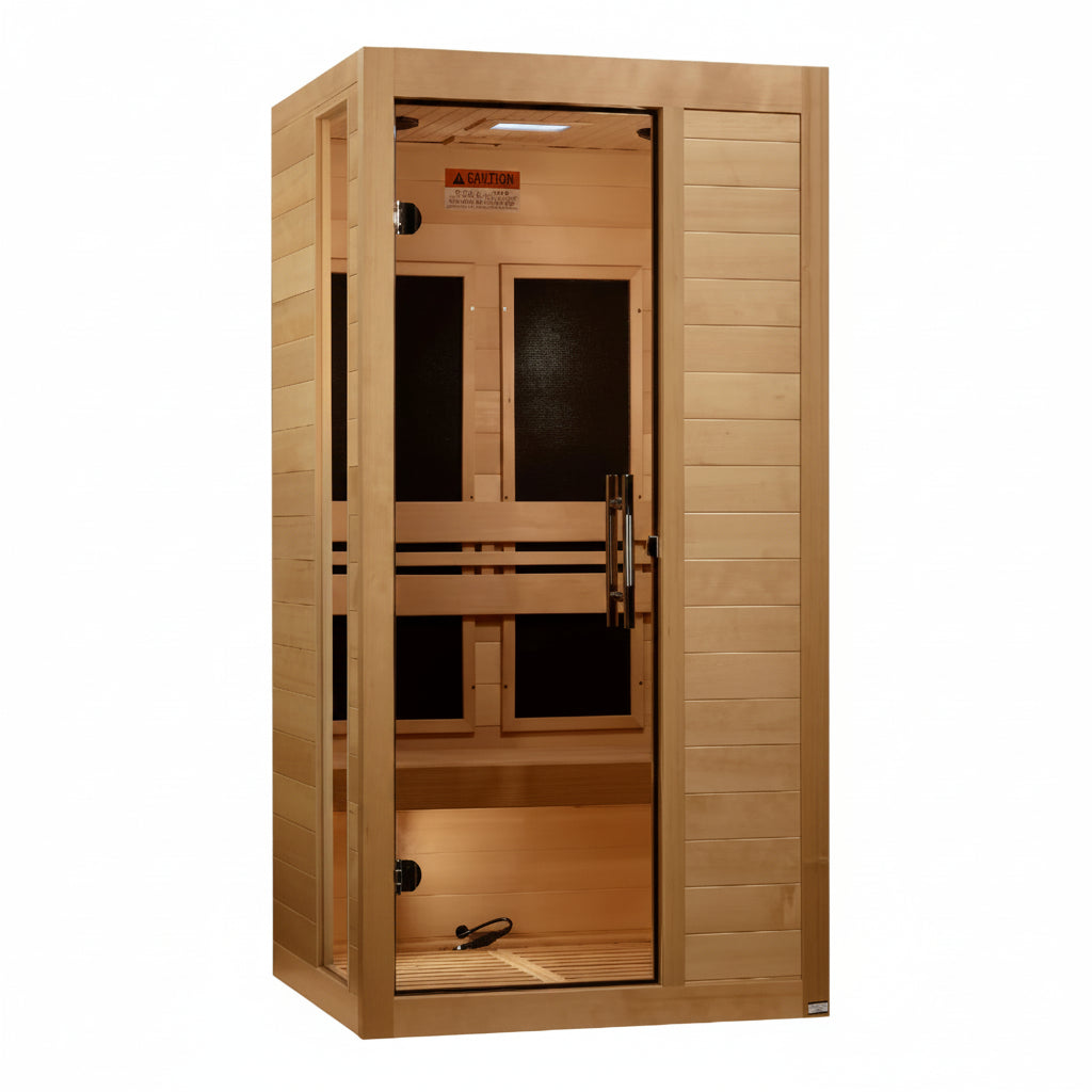 Dynamic Veneto 1-Person Far Infrared Sauna on white background