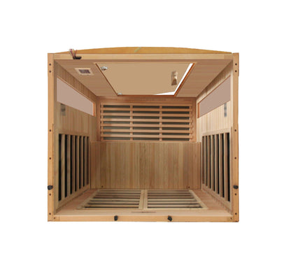Dynamic Low EMF Far Infrared Sauna DYN-6202-03, Versaille Edition Top Interior View