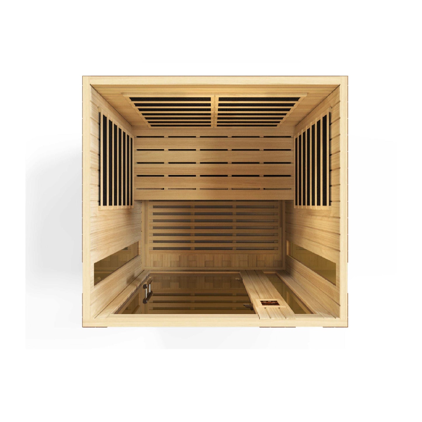 Dynamic Low EMF Far Infrared Sauna DYN-6220-01, Vittoria Edition Top Interior View
