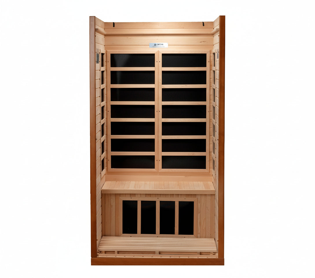 Dynamic Low EMF Far Infrared Sauna DYN-6106-01, Barcelona Edition Inside