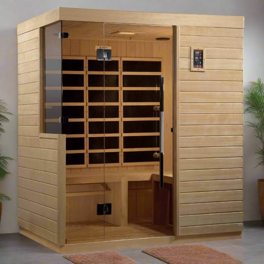 Dynamic Saunas Bilboa 3 Person Ultra Low EMF Infrared Sauna