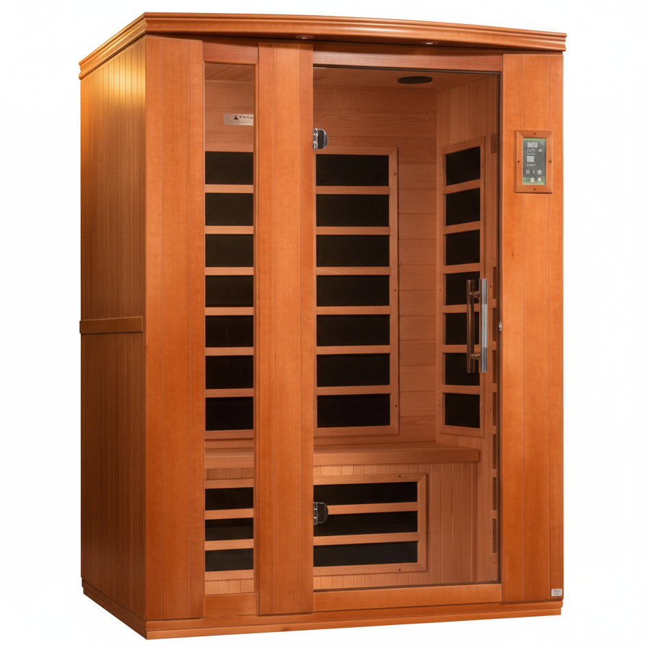 Dynamic Saunas Lugano 3 Person Low EMF Far Infrared Sauna, DYN-6336-02