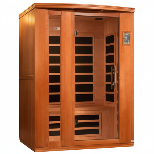 Dynamic Saunas Lugano 3 Person Low EMF Far Infrared Sauna, DYN-6336-02
