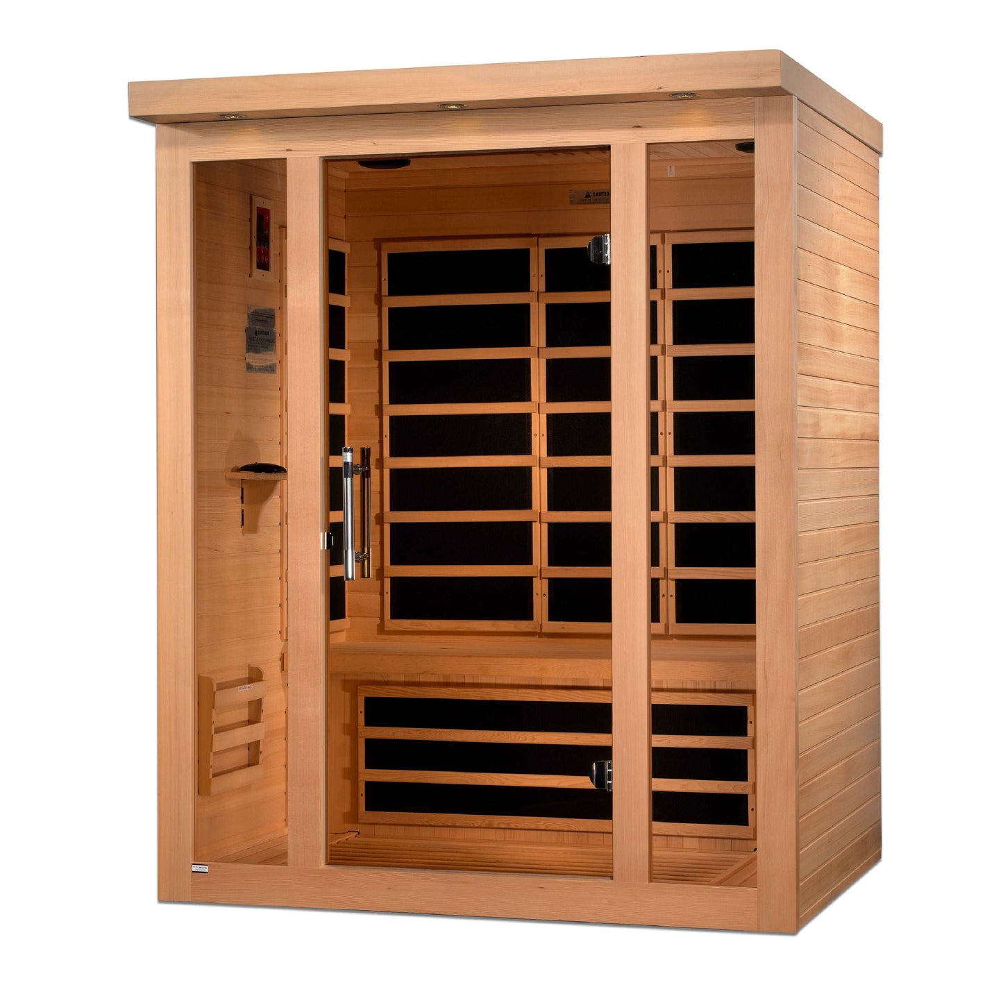 Dynamic Saunas Vila Ultra Low EMF 3 Person Far Infrared Sauna DYN-6315-02