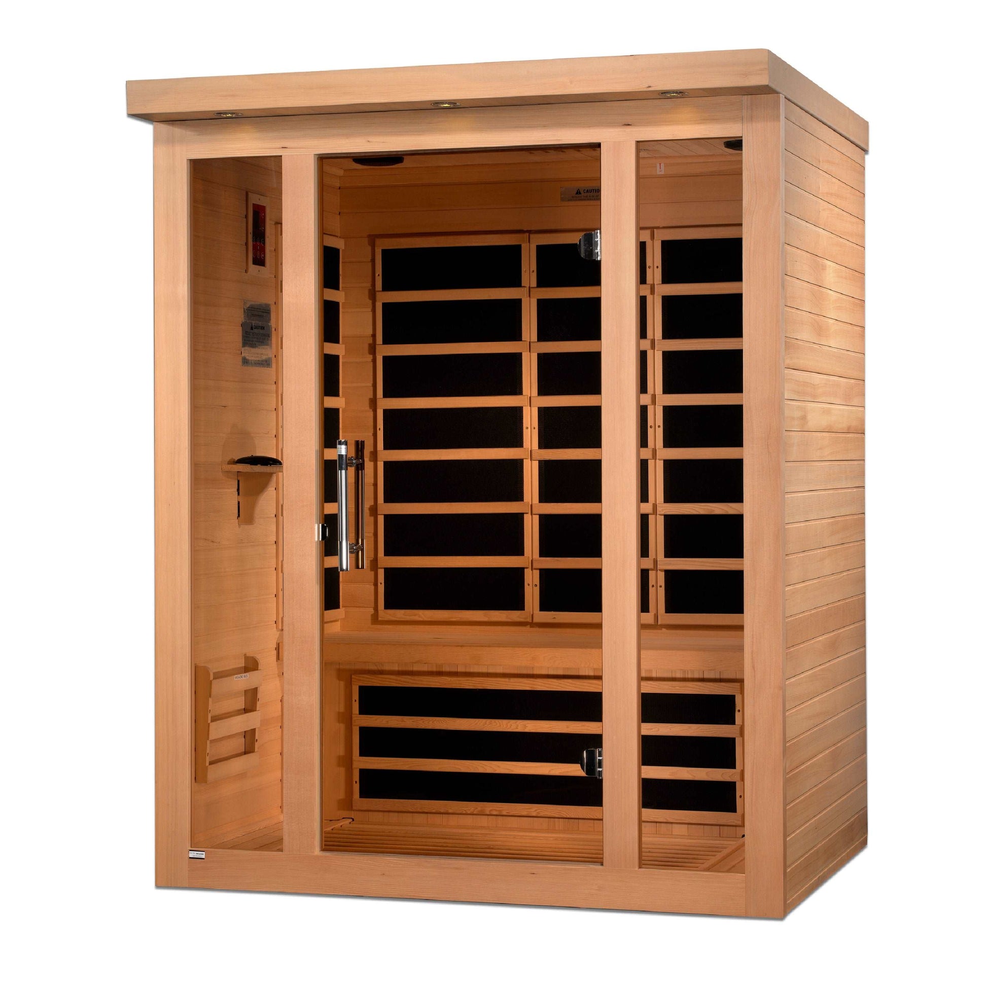 Dynamic Saunas Vila Ultra Low EMF 3 Person Far Infrared Sauna DYN-6315-02