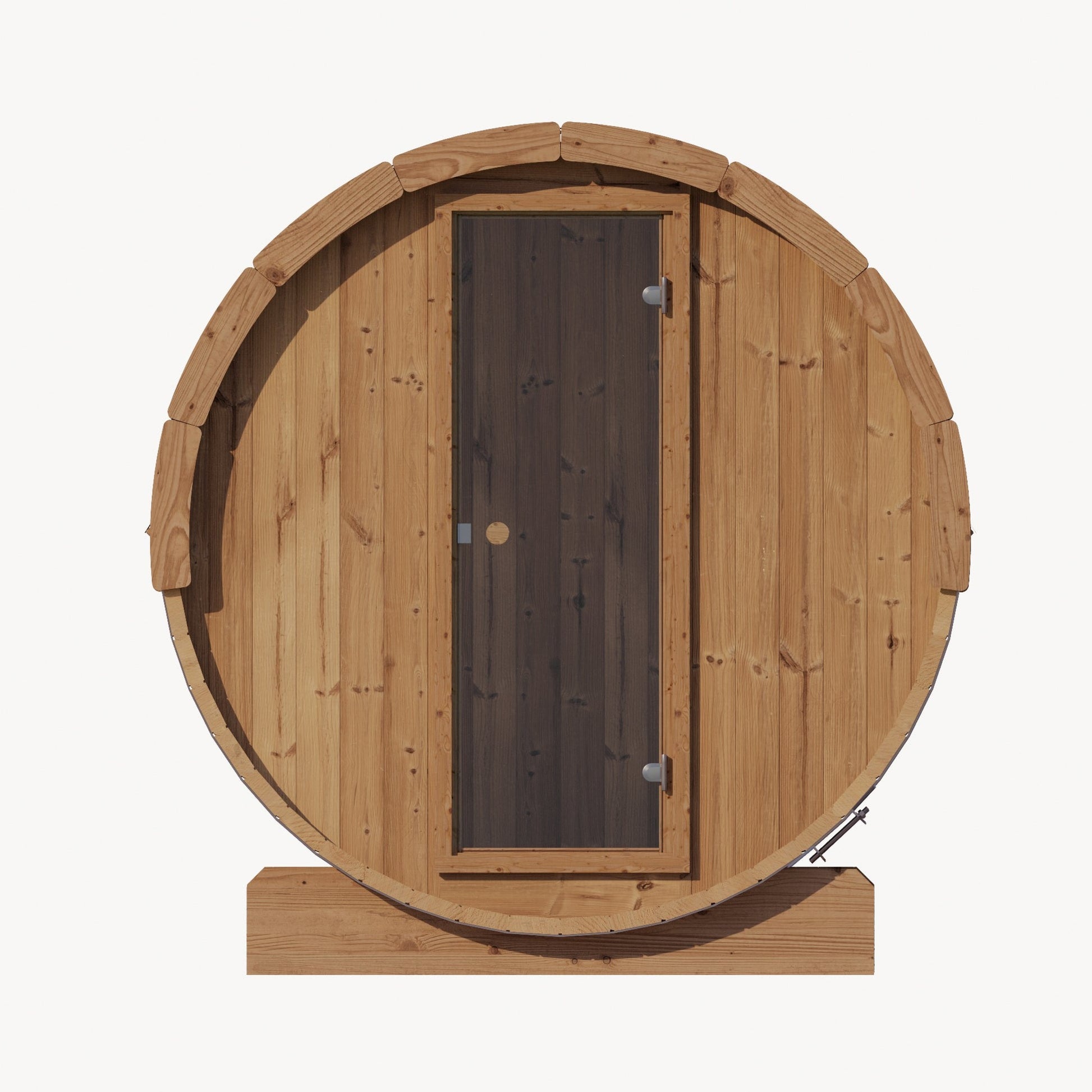 SaunaLife E6 Barrel Sauna Front View