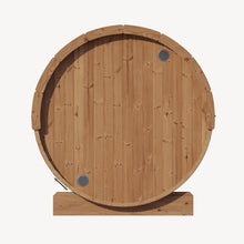Load image into Gallery viewer, SaunaLife E6 Barrel Sauna Rear View