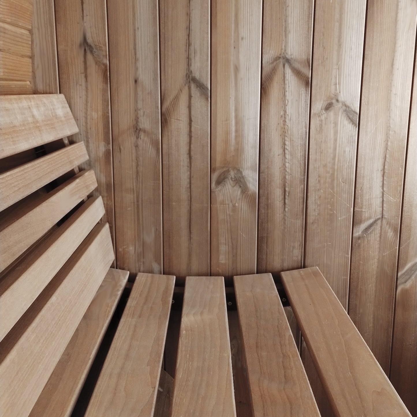 SaunaLife E6 Barrel Sauna Interior