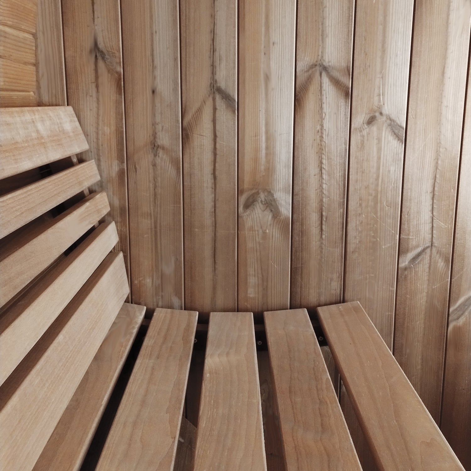 SaunaLife E6 Barrel Sauna Interior