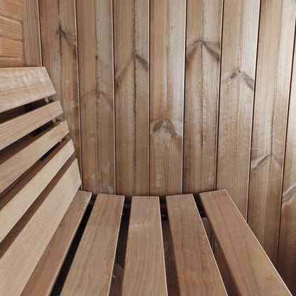 SaunaLife E6 Barrel Sauna Interior
