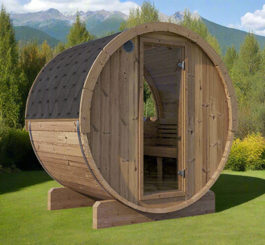 SaunaLife E6W 2 Person Barrel Sauna