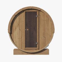 Load image into Gallery viewer, SaunaLife E7 4 Person Barrel Sauna Front View