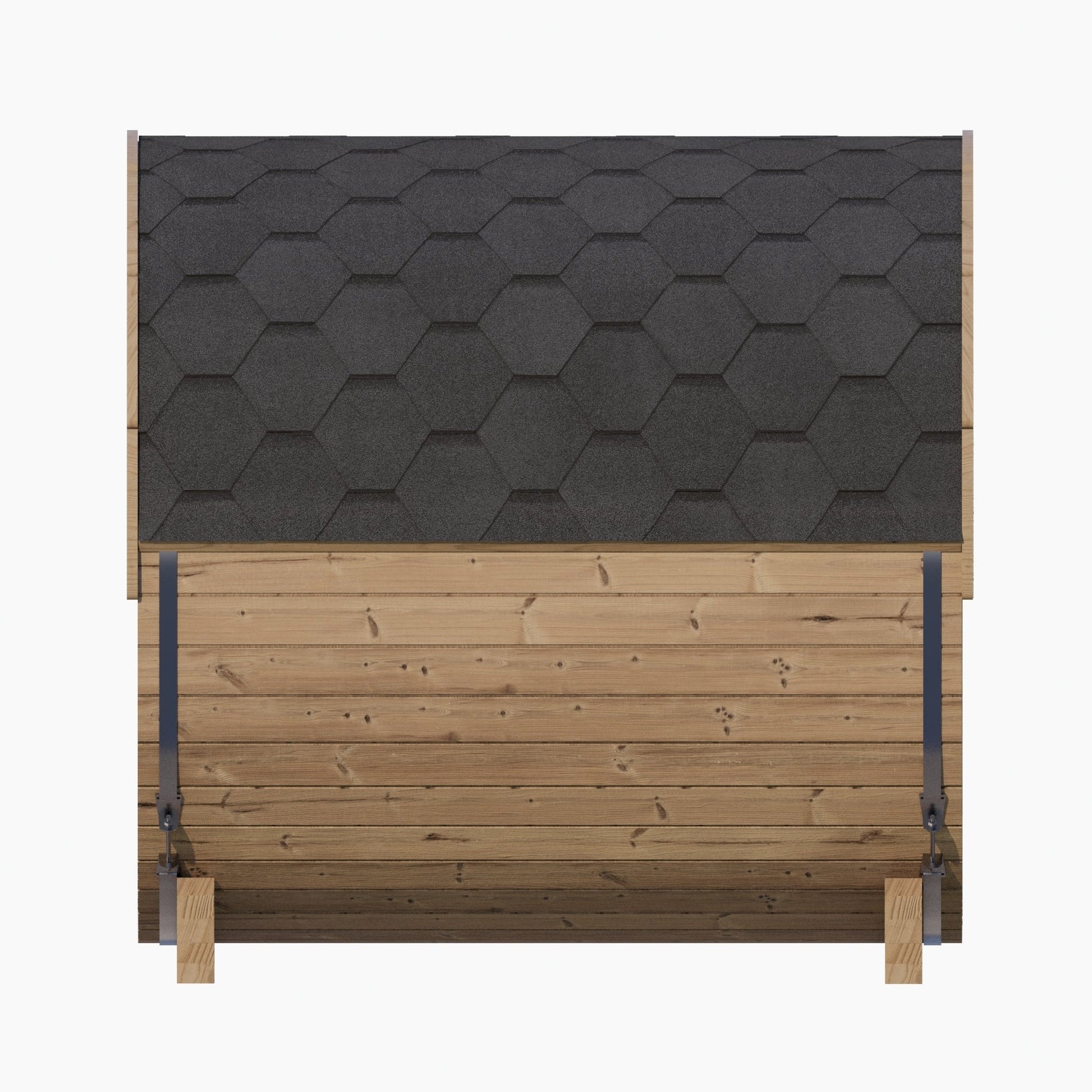 SaunaLife E7 4 Person Barrel Sauna Side View