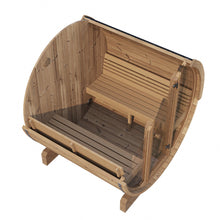 Load image into Gallery viewer, SaunaLife E7G 4 Person Barrel Sauna - Top View
