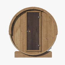 Load image into Gallery viewer, SaunaLife E8 6 Person Barrel Sauna Front View