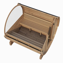 Load image into Gallery viewer, SaunaLife E8W 6 Person Barrel Sauna Top View
