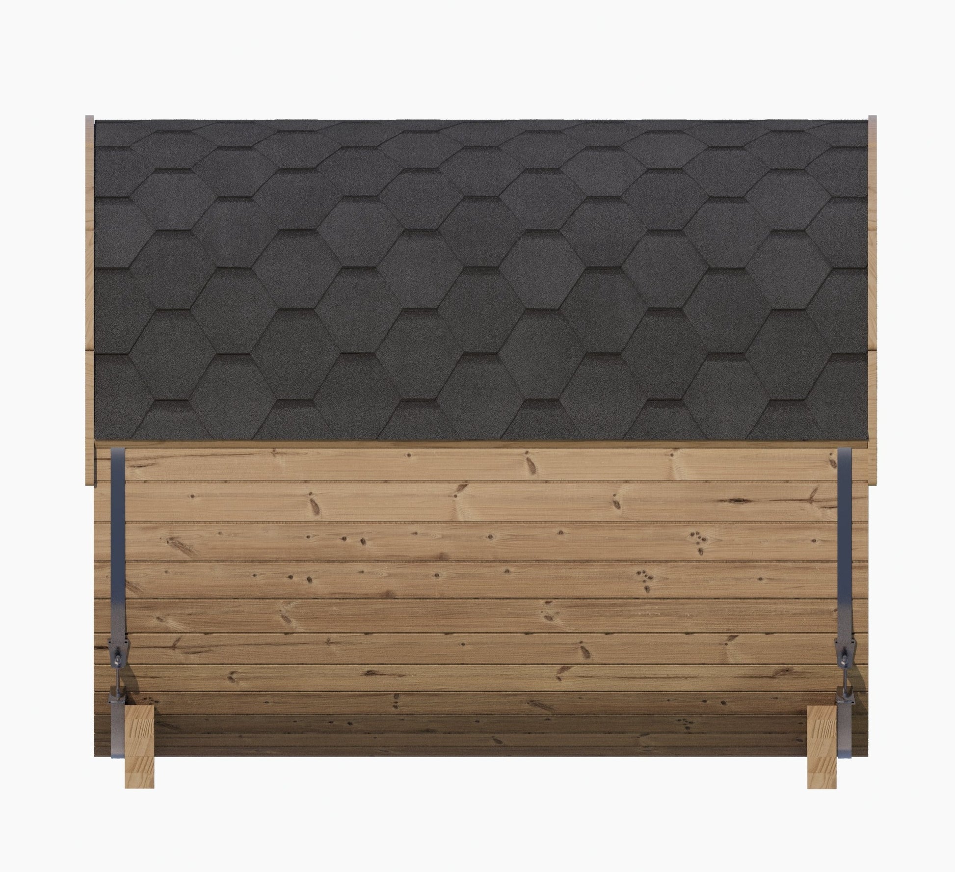 SaunaLife E8W 6 Person Barrel Sauna Side View