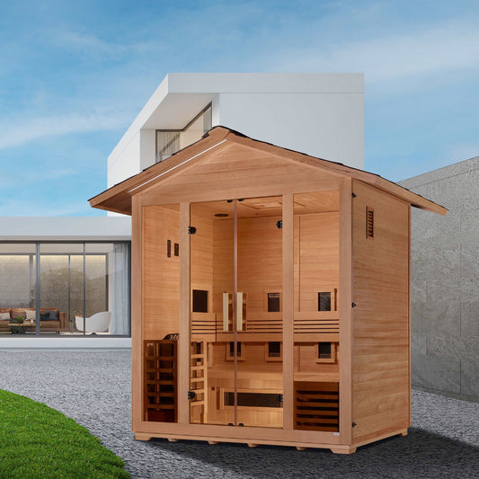 Gargellen 5 Person Hybrid Outdoor Sauna