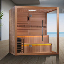 Load image into Gallery viewer, Kuusamo Edition 6 Person Traditional Sauna GDI-7206-01