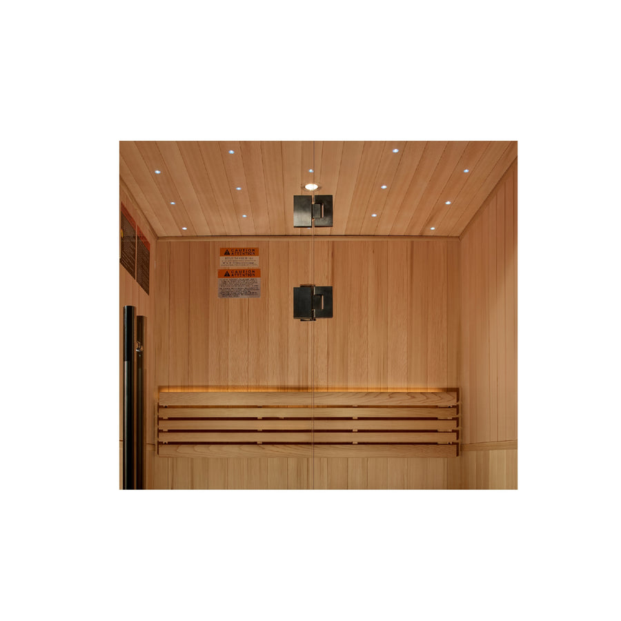Golden Designs Sundsvall 2 Person Indoor Traditional Sauna