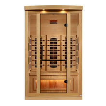 Load image into Gallery viewer, Golden Designs 2 Person Full Spectrum Infrared Sauna - Front View