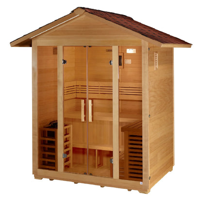 Golden Designs Vorarlberg 5 Person Traditional Outdoor Sauna