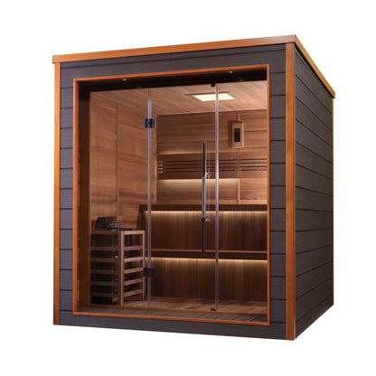Golden Designs Bergen Traditional Outdoor Sauna GDI-8206-01