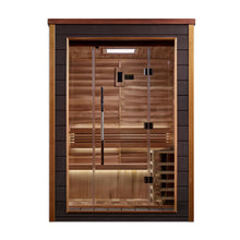 Load image into Gallery viewer, Golden Designs Narvik 2 Person Traditional Cedar Sauna 2