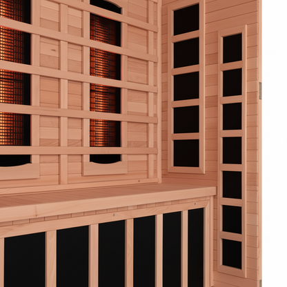 Dynamic Serena 2 Person Full Spectrum Near Zero EMF Infrared Sauna (2026)