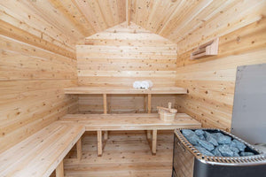 Dundalk Leisurecraft Georgian Outdoor Sauna Interior 2