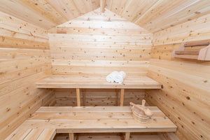 Dundalk Leisurecraft Georgian Outdoor Sauna Interior 3