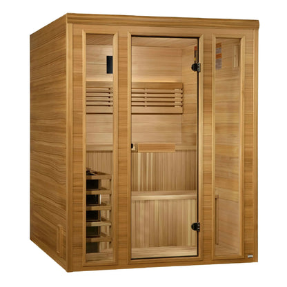 Golden Designs Engelberg 6 Person Traditional Steam Sauna