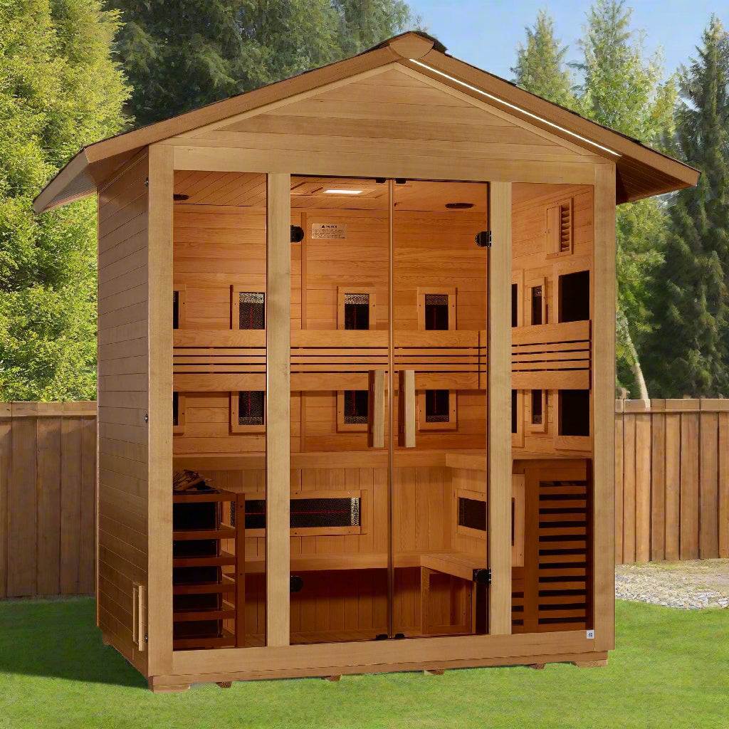 Gargellen 5 Person Hybrid Outdoor Sauna