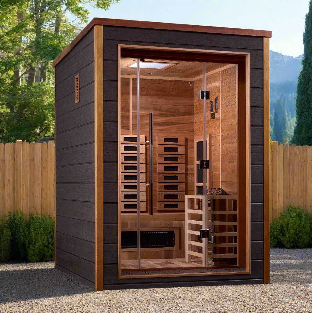Golden Designs Nora 2 Person Hybrid Sauna GDI-8222-01