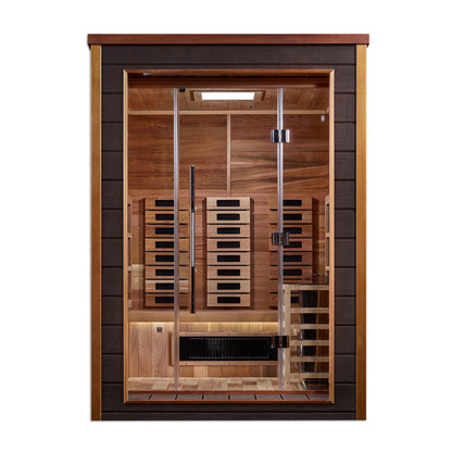 Golden Designs Nora 2 Person Hybrid Sauna GDI-8222-01
