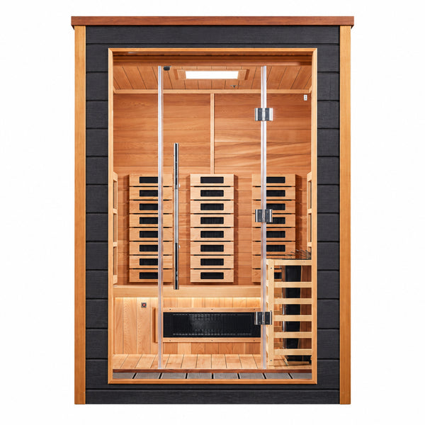 Stéphane Bernaudeau 2本セット 2022年 Golden Designs Nora 2-Person Outdoor Hybrid Sauna – Sun Valley Saunas