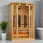 Golden Designs 2 Person Full Spectrum Infrared Sauna - Left Side View