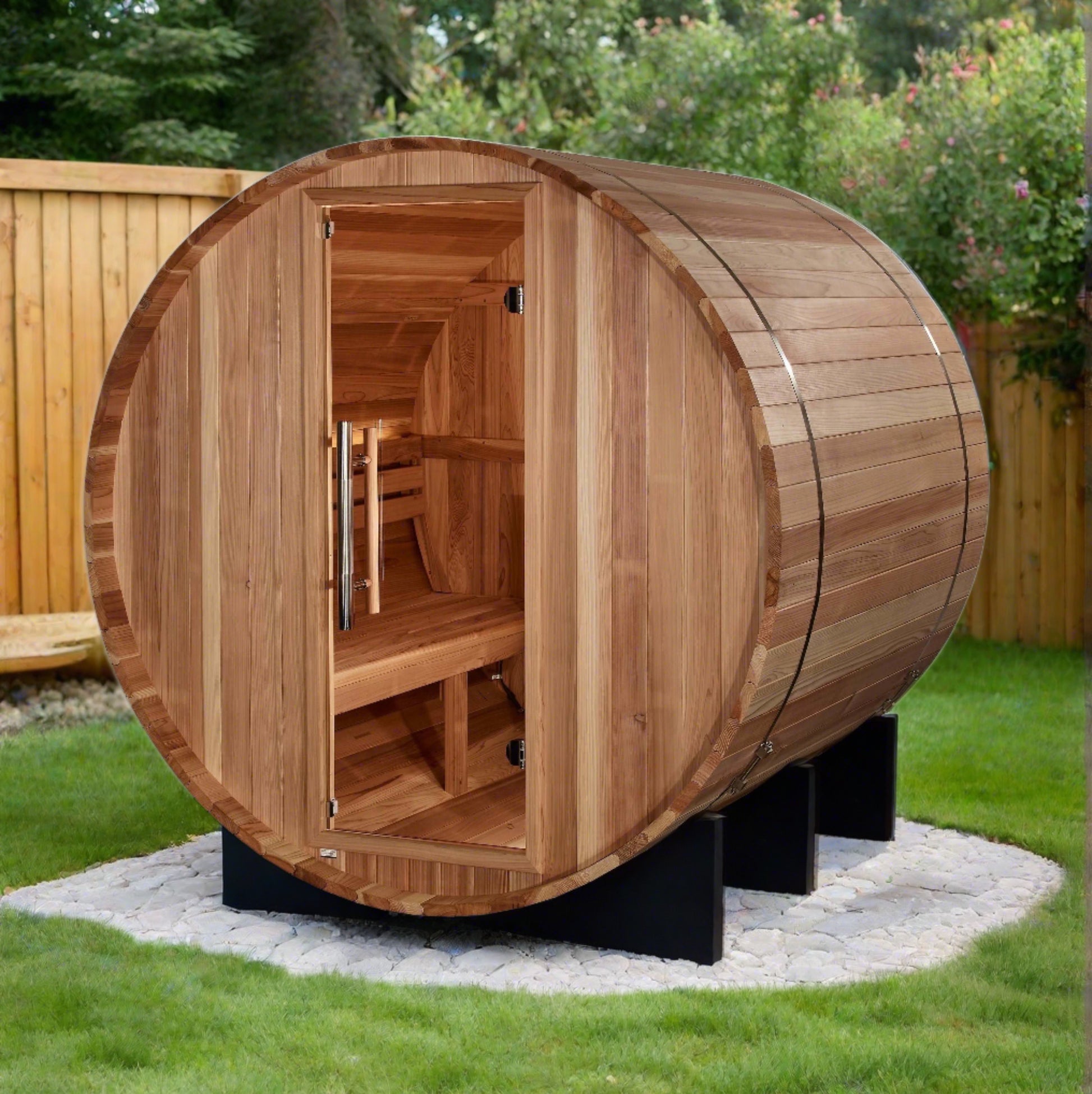 Golden Designs St Moritz 2 Person Barrel Sauna