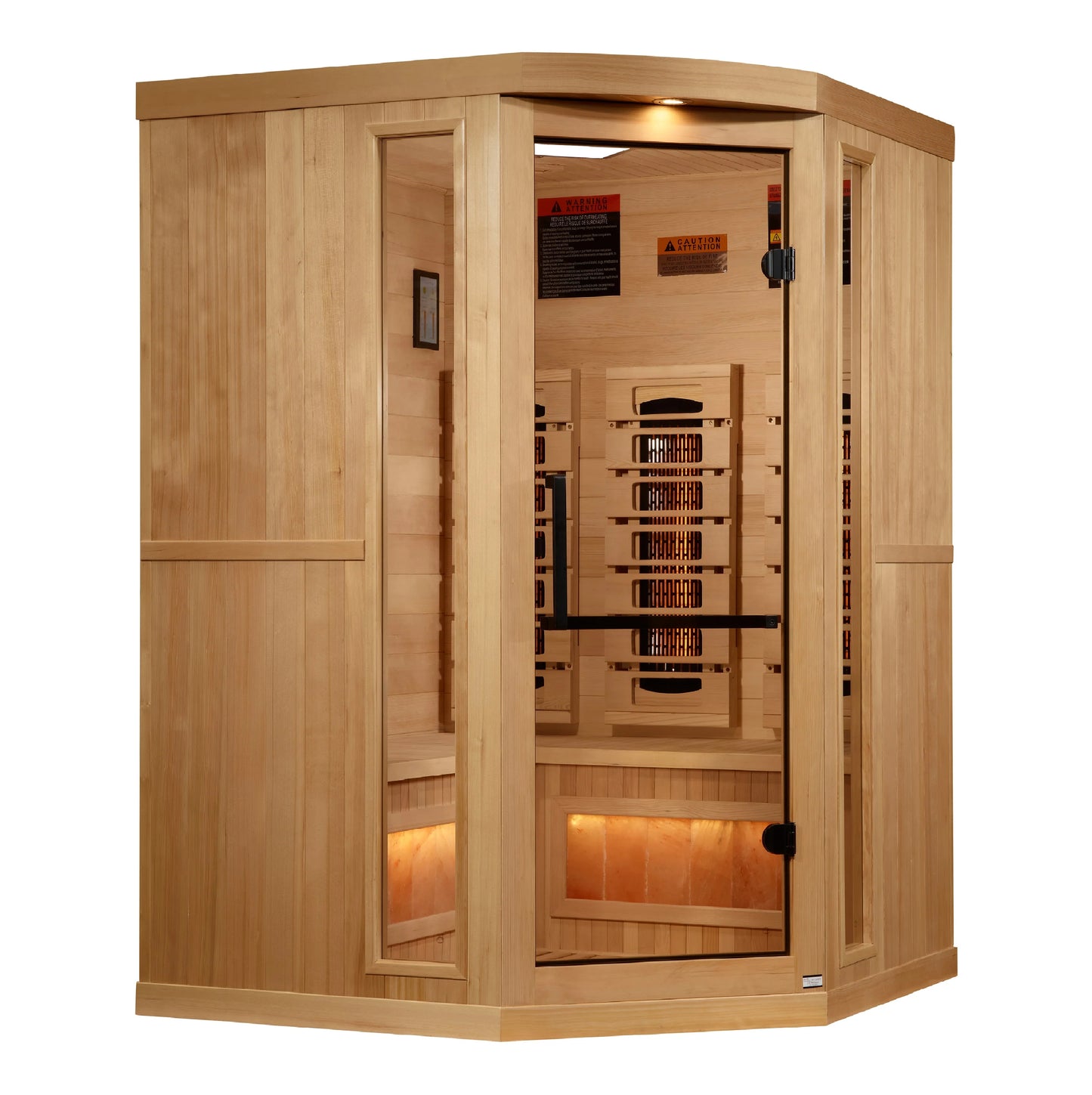 Golden Designs Reserve 3 Person Near Zero EMF Full Spectrum Infrared Sauna, GDI-8035-03