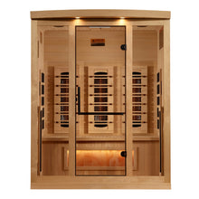 Load image into Gallery viewer, Golden Designs 3 Person Full Spectrum Infrared Sauna, GDI-8030-03, Front View