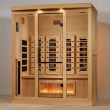 Load image into Gallery viewer, Golden Designs 4 Person Full Spectrum Infrared Sauna, GDI-8040-03, Side View